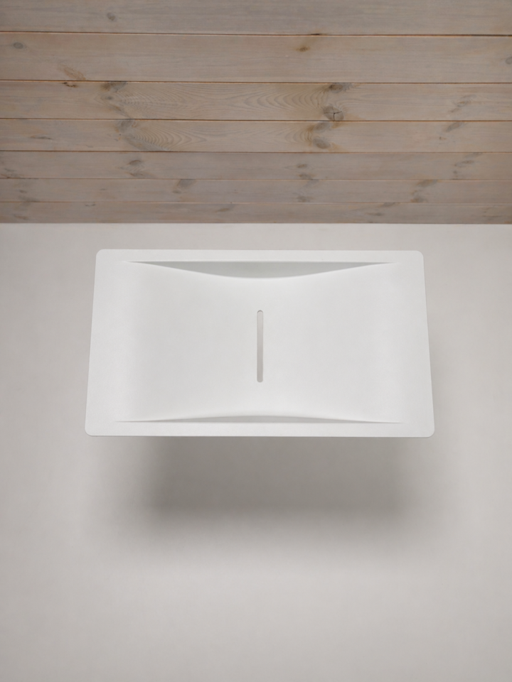 Vita Wave tvättställ i aluminium – Reginox (designklassiker)