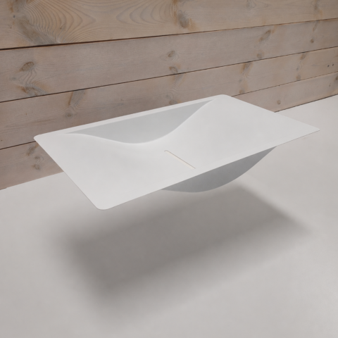Vita Wave tvättställ i aluminium – Reginox (designklassiker)