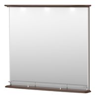 SEKEL spegel 104 med Top & Downlights – Cognac (björk)