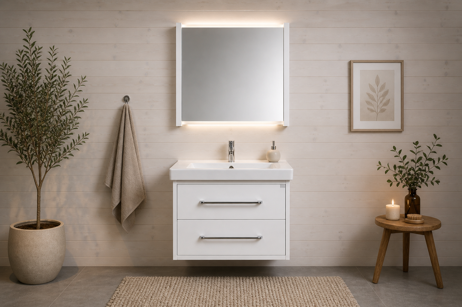 Möbelpaket Vilan 80 cm – DuoBad & Villeroy & Boch - Bild 1