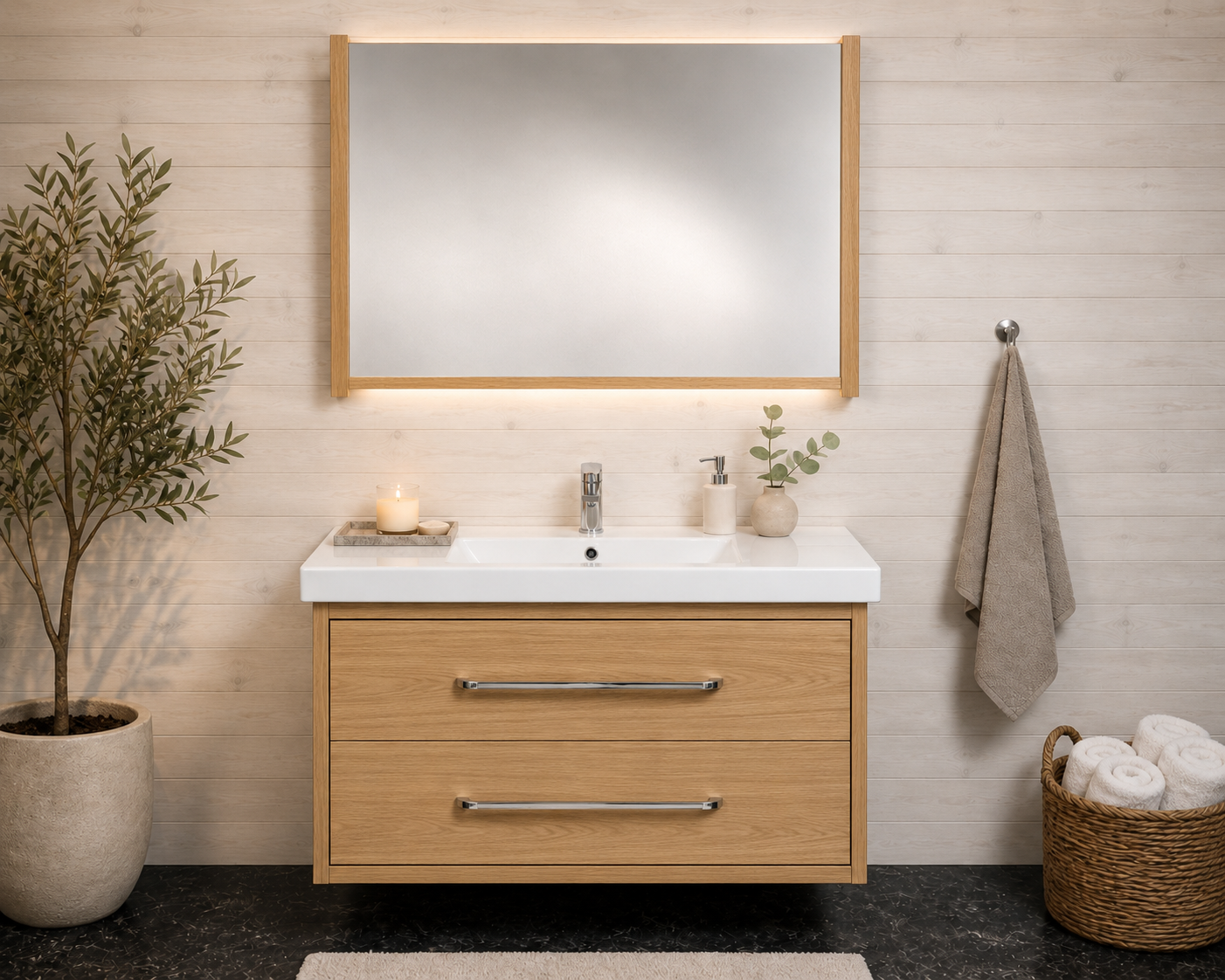 Möbelpaket Vilan 100cm – DuoBad & Villeroy & Boch - Bild 1