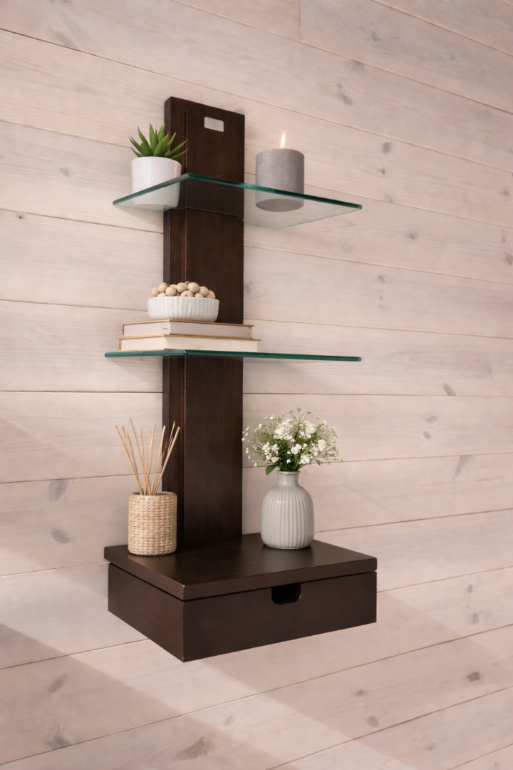 21 Outletprodukt- Pilaster vägghylla – TIDEN-serien