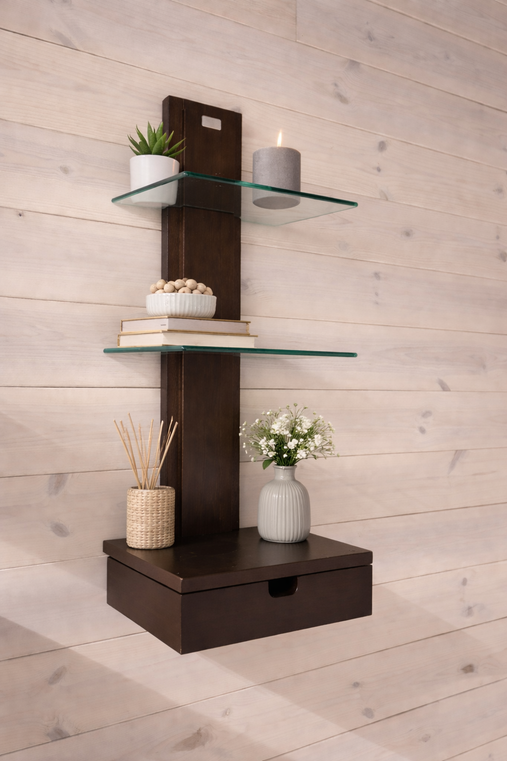 21 Outletprodukt- Pilaster vägghylla – TIDEN-serien - Bild 1